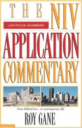 NIV Application Commentary Leviticus, Numbers