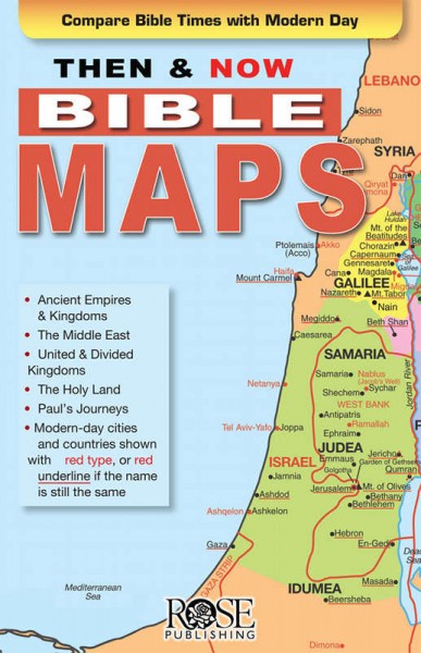 Then and Now Bible Maps Essentials for the Bible Study App, Bible Study ...